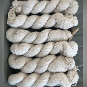 6 hanks rowenspun dk 100% wool yarn